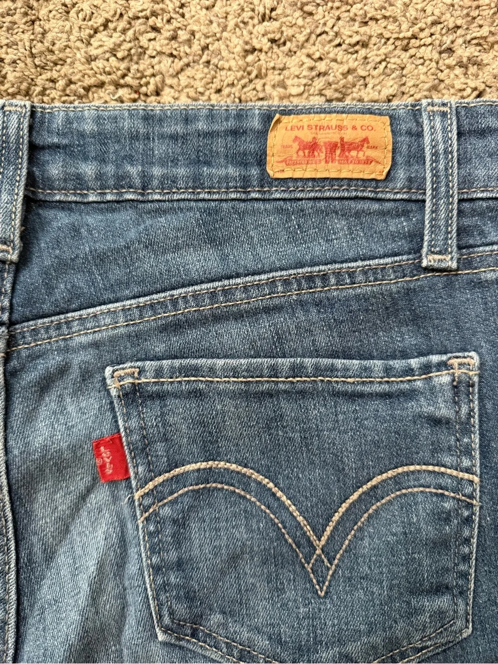 Y2k Vintage Levi's Superlow 518 Blue Boot-Cut Jeans